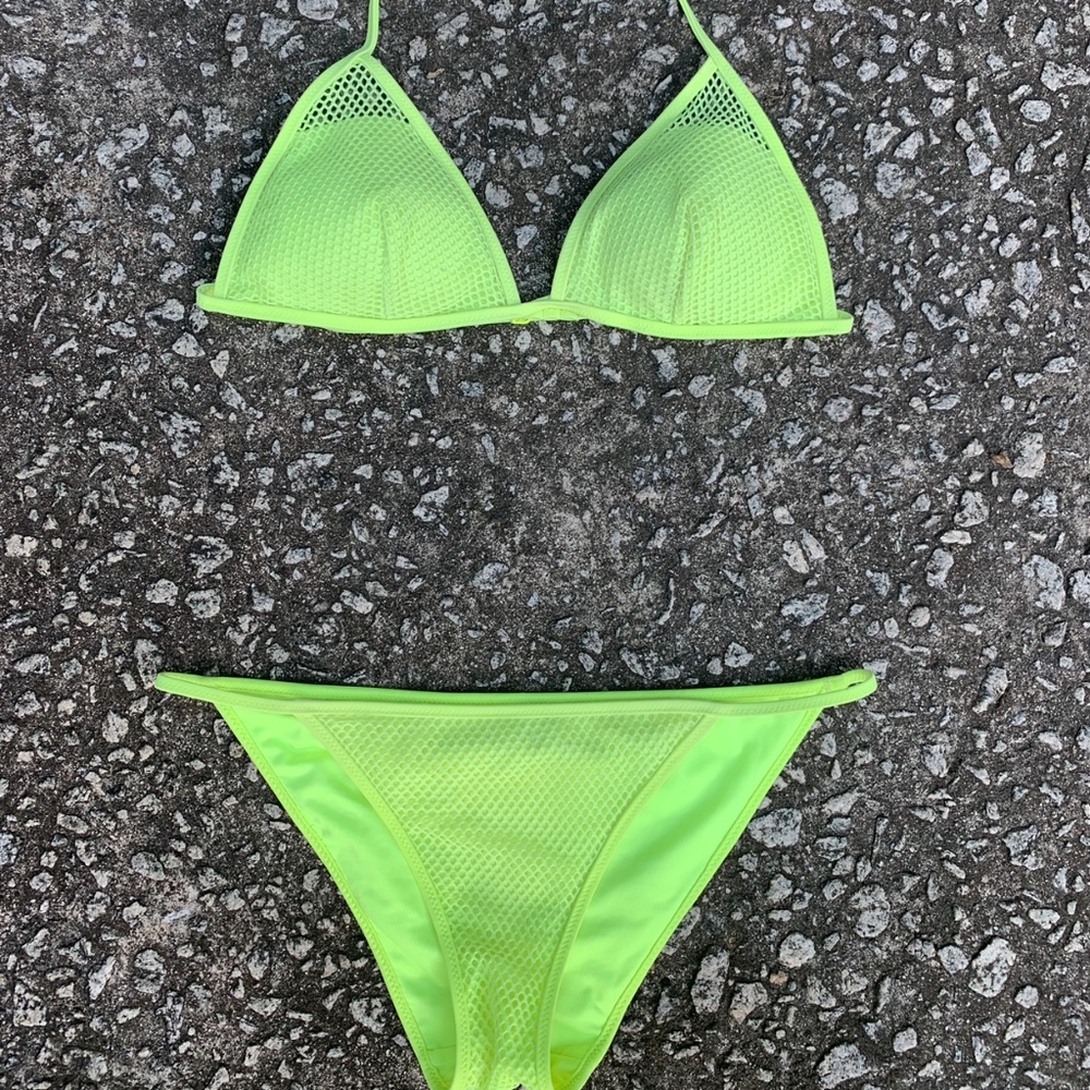 Victoria Secret Neon Bathing Suit